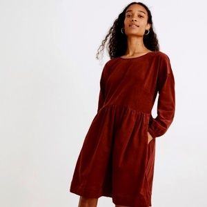 Madewell Corduroy Relaxed Mini Dress